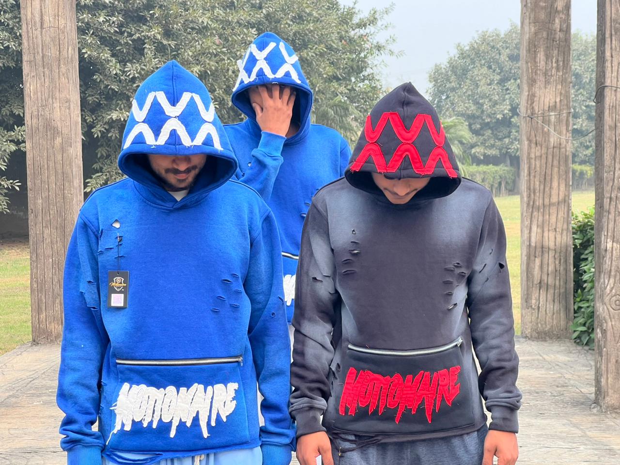 Hustlin’ in Motion (XRP) Hoodie (Blue)